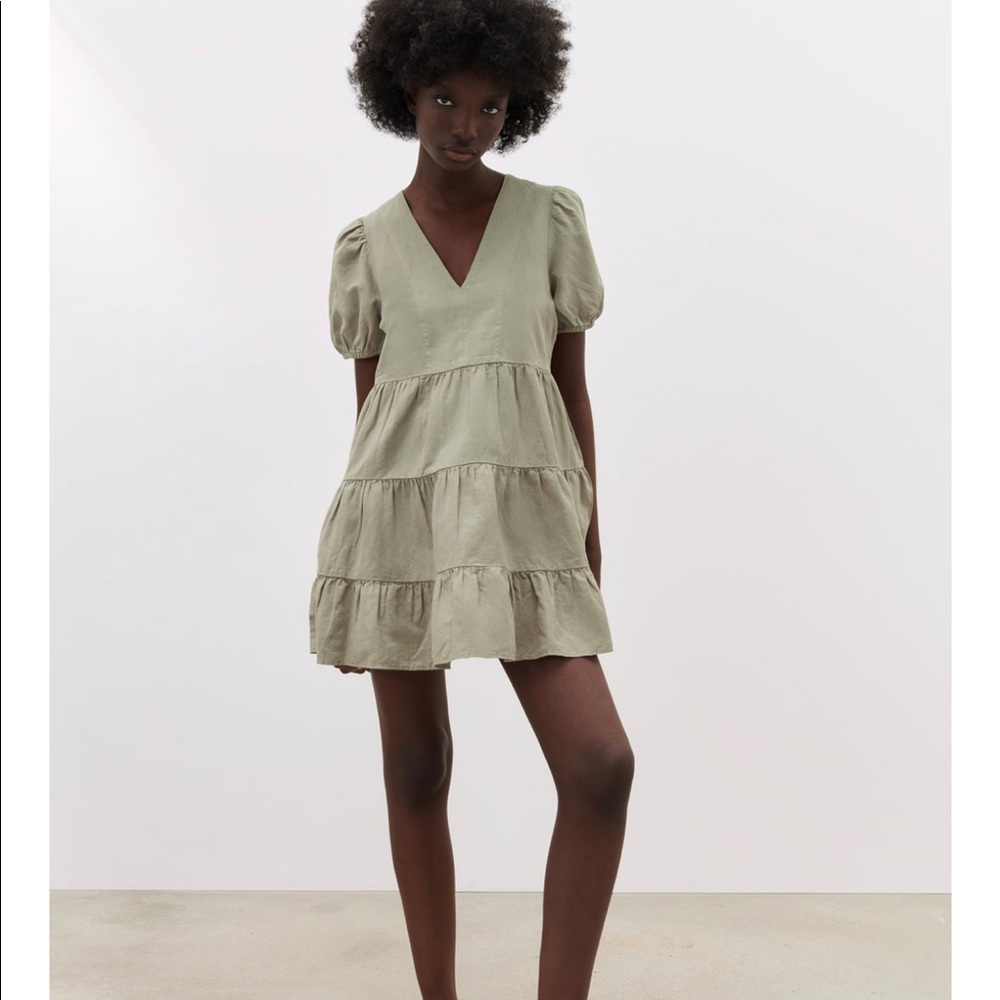 NWT Zara Linen Dress 🤍